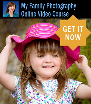 Photographing Your Family Like a Pro online video course. Click for instant access