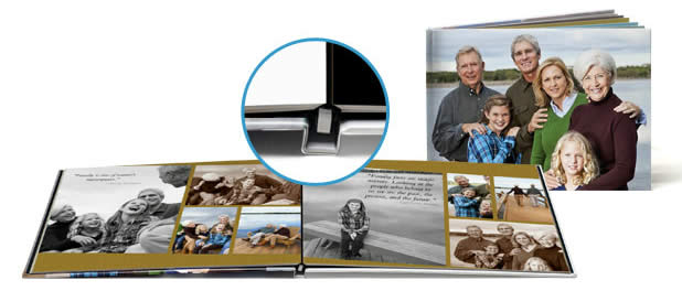Snapfish offers lay flat photo books